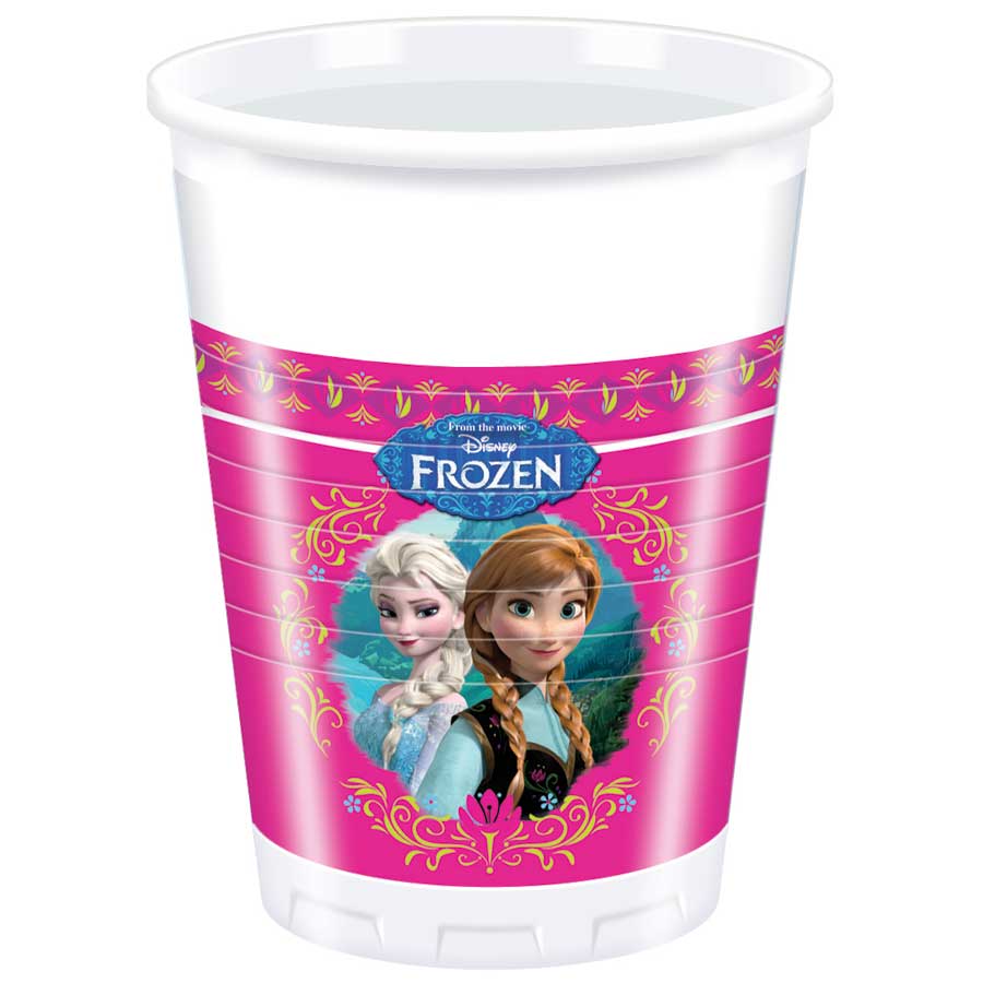 8 Gobelets La Reine des Neiges