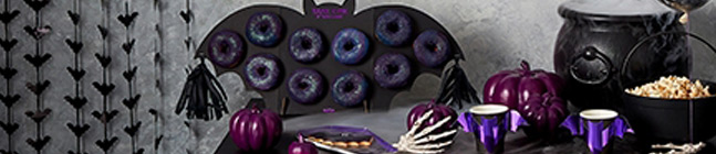 Purple Halloween Thème Purple Halloween - Décorations Halloween