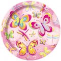 8 assiettes papillons