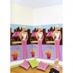 D�coration murale Barbie Fashion