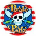 8 Assiettes Pirate Party
