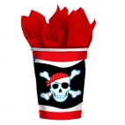 8 gobelets pirate