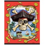 8 pochettes cadeau pirate carte au tr�sor