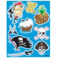 Planches d'autocollants pirate carte au tr�sor