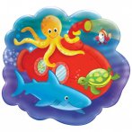 1 Assiette mélaminée Marine