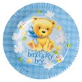 8 assiettes 1er �ge gar�on