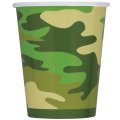8 gobelets camouflage