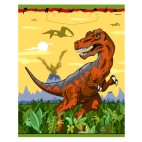 8 pochettes � cadeaux T-rex