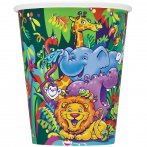 8 gobelets animaux joyeux