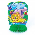 4 minis centre de table animaux joyeux