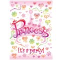 8 invitations princesse diva
