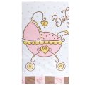 1 nappe Baby shower fille