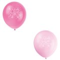 8 ballons Baby shower fille