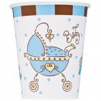 8 gobelets Baby shower garçon