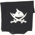 4 bandanas de pirates noir