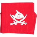 4 bandanas de pirates rouge