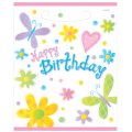 8 pochettes � cadeaux Fleurs et Papillons 2
