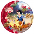 10 assiettes Blanche-neige