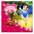 20 serviettes Blanche-neige