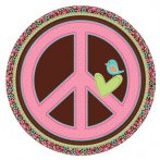 8 Assiettes Peace and Love