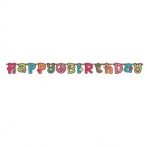 Banni�re Happy Birthday Peace and Love