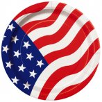 8 assiettes American party