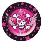 8 Assiettes Pirate girl