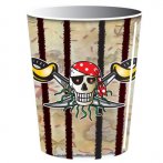 8 Gobelets Red Pirate