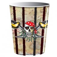 8 Gobelets Red Pirate