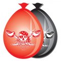 8 Ballons Red Pirate