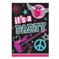 8 Invitations Rock Girl