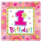 8 Petites Assiettes First birthday Rose