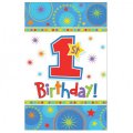 Nappe First birthday Bleu