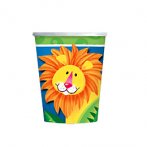 8 gobelets Jungle-Party