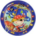 10 assiettes petit Pirate