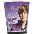 8 gobelets Justin Bieber