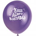 8 ballons Justin Bieber