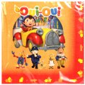 20 Serviettes Oui-oui