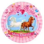 6 Assiettes Mon Cheval