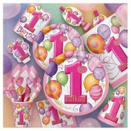 Maxi boite � f�te anniversaire  1 an fille