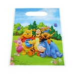 6 pochettes � cadeaux Winnie et l'�f�lant