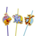 10 pailles Winnie et l'�f�lant