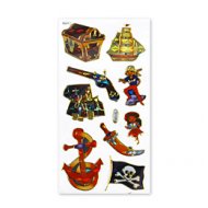 1 planche Stickers pirates