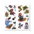 1 grande planche de tatouages pirates