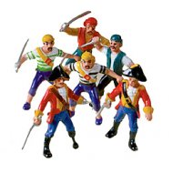 8 Figurines Pirates
