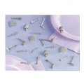 Confettis squelettes 3D
