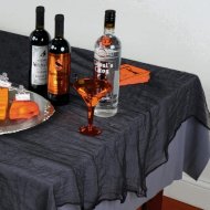 Surnappe Organza Noire