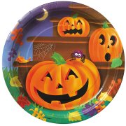 8 assiettes les citrouilles