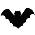10 minis décorations chauves-souris