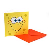 6 invitations Bob l'Eponge